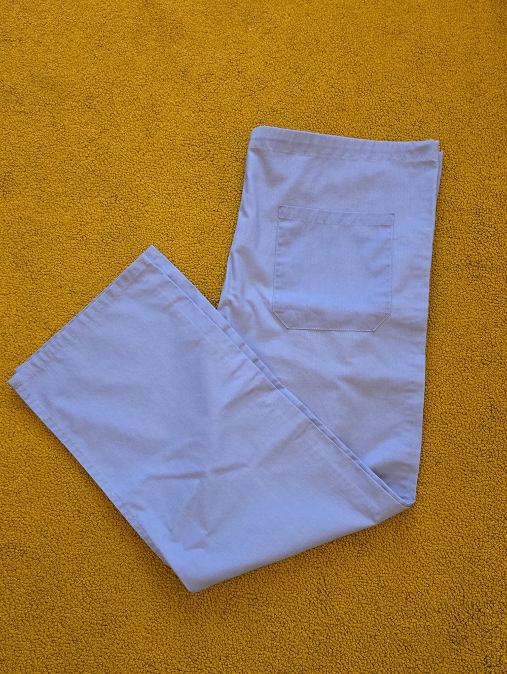 Blue/Gray Medline AngleStat Unisex Reversible Drawstring Scrub Pants size Medium